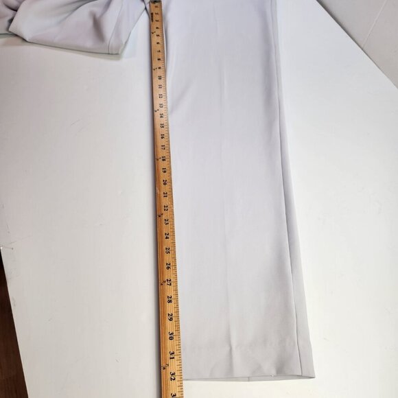 ST. JOHN Light Grey Gray Dress Pants Size 8 Business - Picture 13 of 13